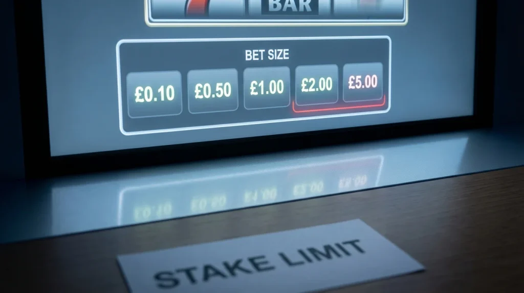UK online slot stake limits and how they affect players