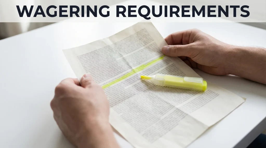 How wagering requirements work on UK online casino bonuses